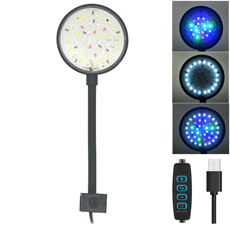 USB Aquarium LED Lamp Fish Tan - đánh giá và giá Planted Aquarium Mini