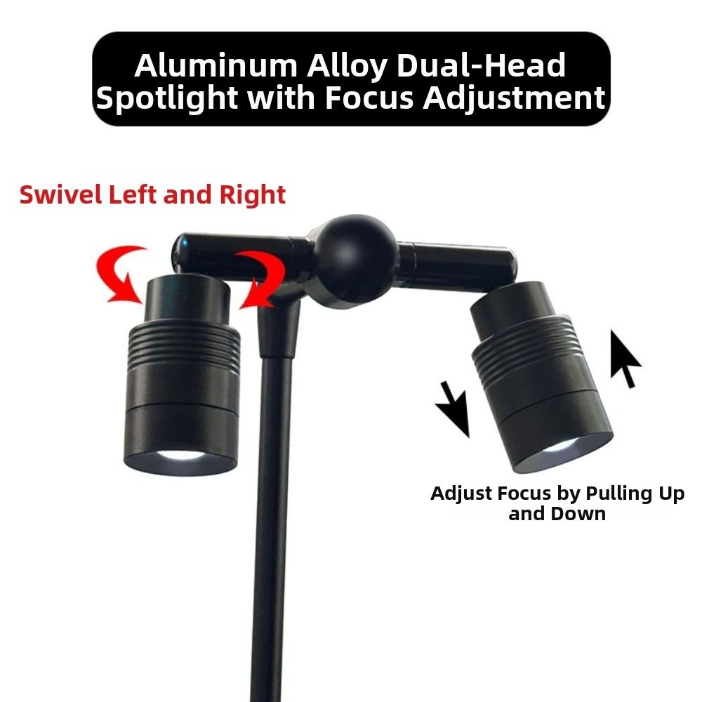 Double-headed Mini Clip-on Aqu - đánh giá và giá Planted Aquarium Mini