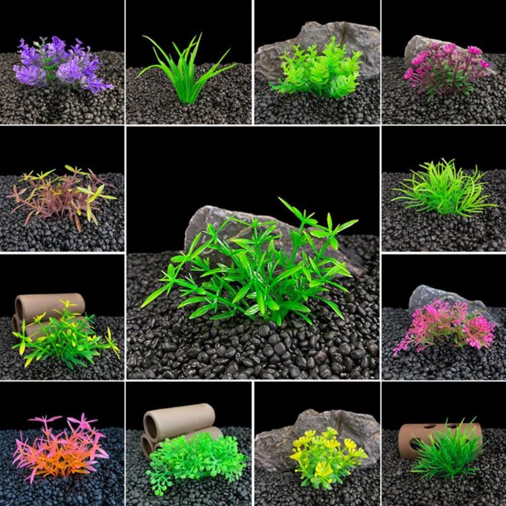 Plastic Artificial Aquarium Pl - đánh giá và giá Planted Aquarium Mini