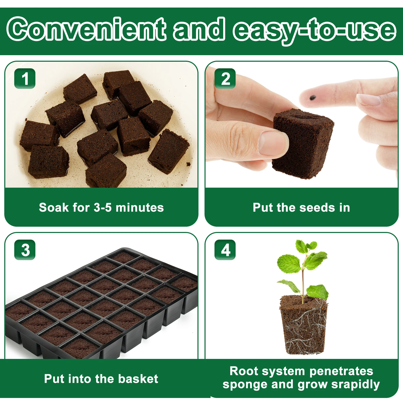 50Pcs Grow Sponges Hydroponic  - đánh giá và giá Aquasoil Substrate
