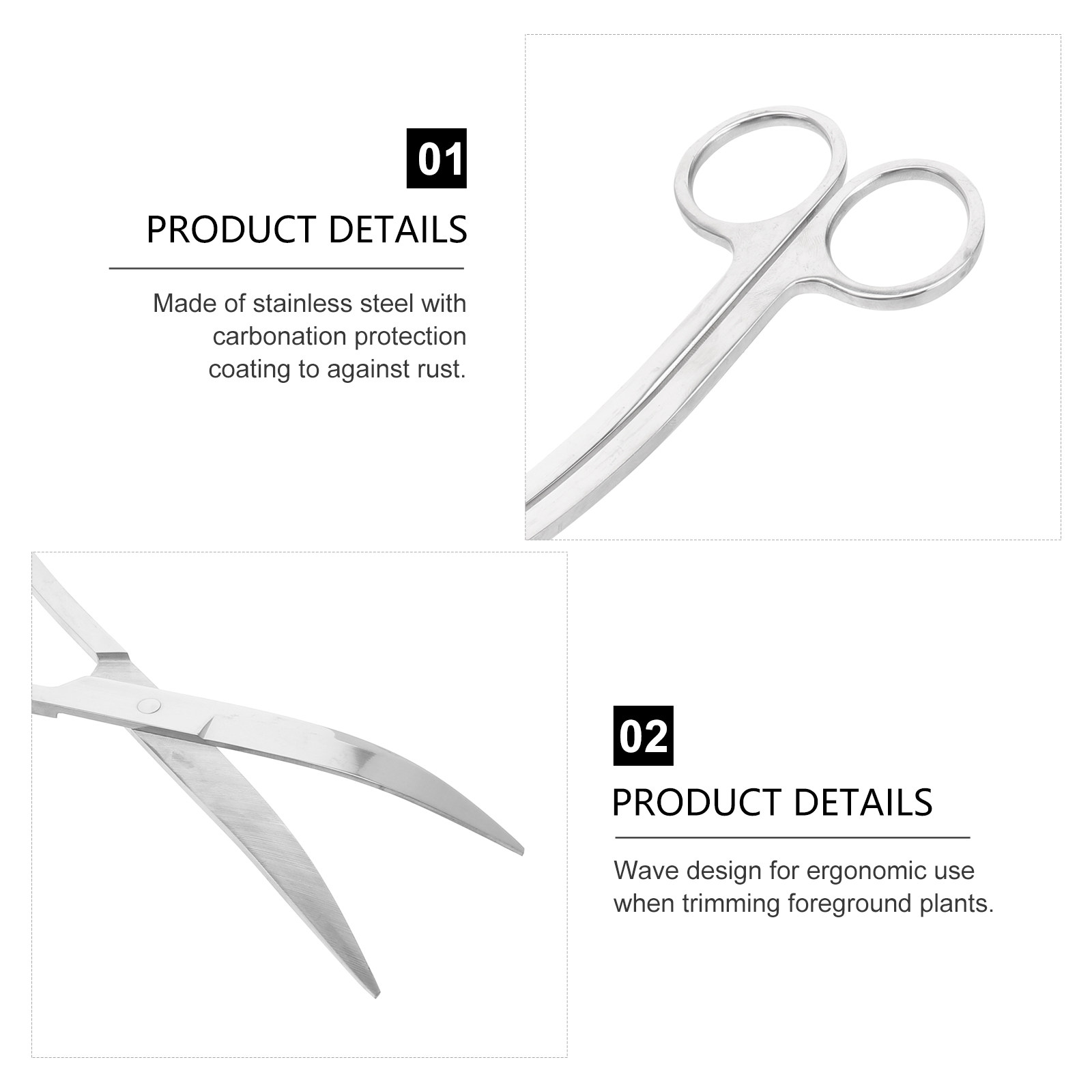 24 Cm Stainless Scissors for A - đánh giá và giá Aquarium Plant Design