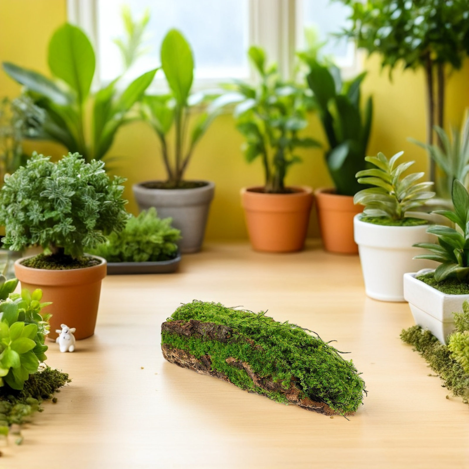 Artificial Moss Driftwood Deco - đánh giá và giá Planted Aquarium With Driftwood