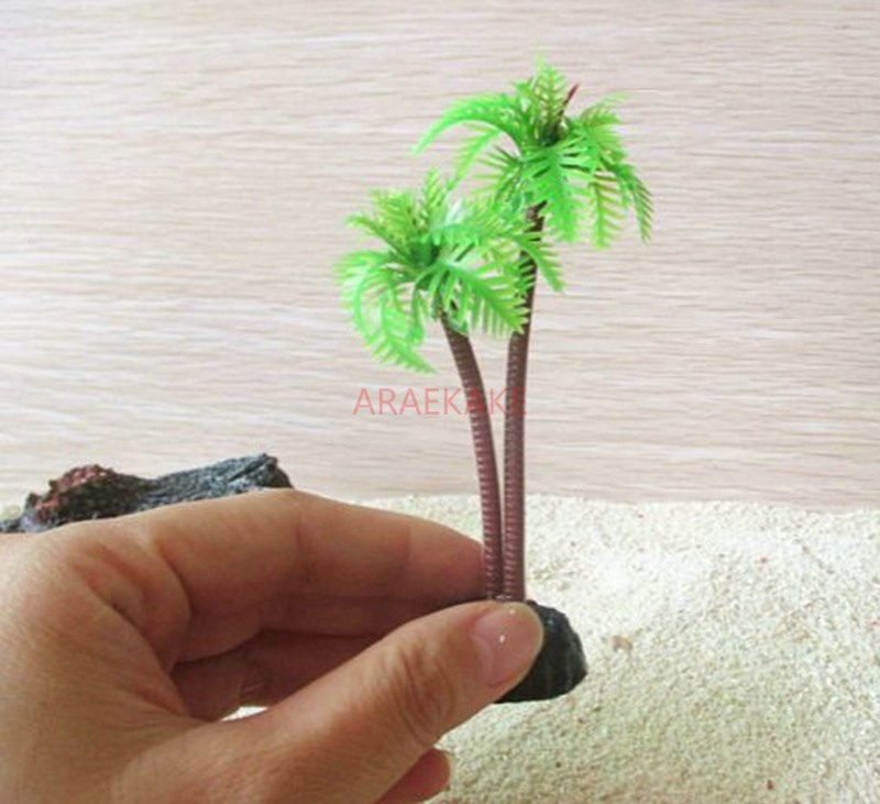 Simulated plant, mini coconut  - đánh giá và giá Planted Aquarium Mini