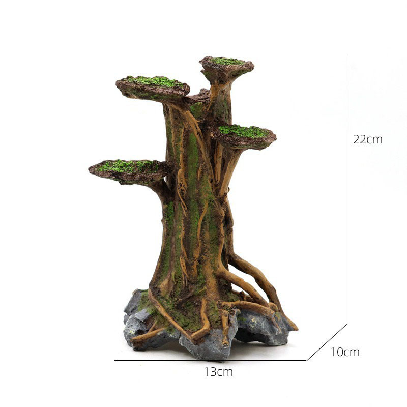 Artificial Brazilian Tree Drif - đánh giá và giá Planted Aquarium With Driftwood