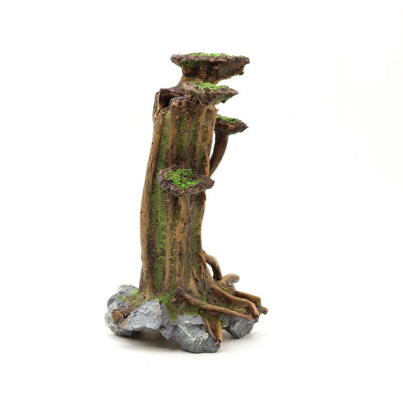 Artificial Brazilian Tree Drif - đánh giá và giá Planted Aquarium With Driftwood