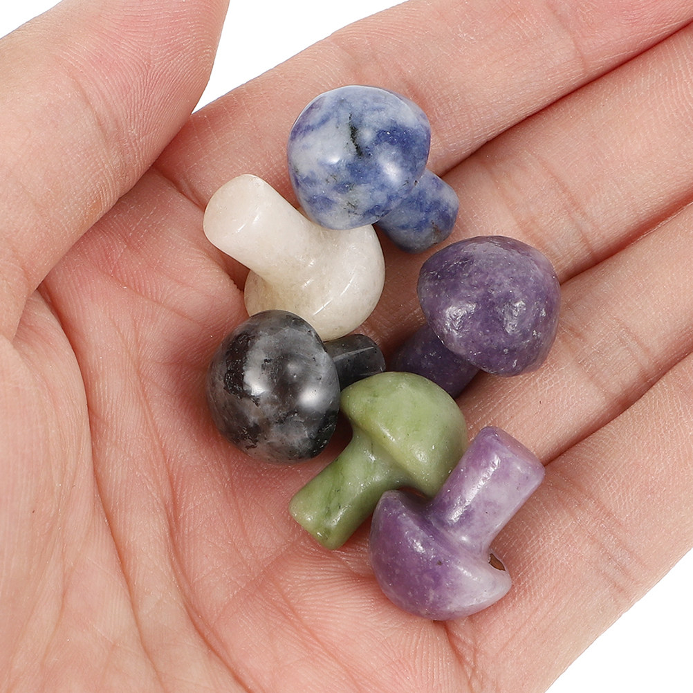 8Pcs Simulation Mini Mushroom  - đánh giá và giá Planted Aquarium Mini