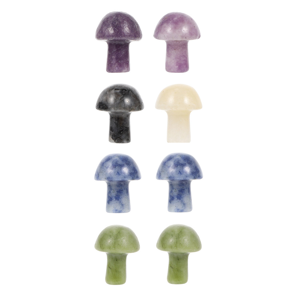 8Pcs Simulation Mini Mushroom  - đánh giá và giá Planted Aquarium Mini