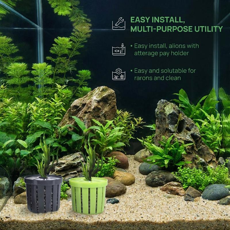 Aquarium Planter Cups for Fish - đánh giá và giá Aquarium Plant Design